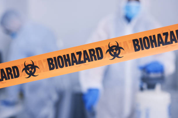 Professional Blood Cleanup technician working in Boynton Beach, FL